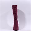 Una Healy Chameleon Ruffle Long Boot - Cranberry
